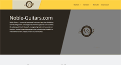 Desktop Screenshot of noble-guitars.com